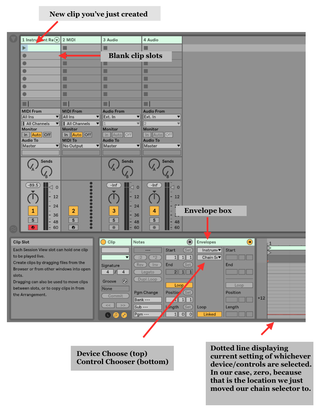 Ableton-Detailed screen breakdown